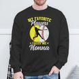 My Favorite Baseball Softball Players Calls Me Nonna Sweatshirt Gifts for Old Men