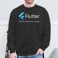 Flutter ウィジェットがアートになる場所 スウェットシャツ 高齢者への贈り物