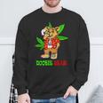 Doobie Bear 大麻の葉 雑草愛好家 マリファナギフト スウェットシャツ 高齢者への贈り物