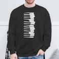 Wobbly ピアノキーボード – ピアニスト&ミュージシャンのグラフィック スウェットシャツ 高齢者への贈り物
