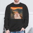 cared Hamster Memecream グラフィックtシャツ レディース メンズ スウェットシャツ 高齢者への贈り物
