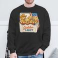 Golden Light Golden Retriever Patriotic Us Flag 4Th Of July Sweatshirt Gifts for Old Men