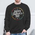 Happy Father's Day For Dad Grandpa Strong Brave Hero Sweatshirt Gifts for Old Men