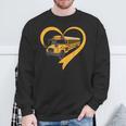 Heart School Bus Driver Sweatshirt Gifts for Old Men