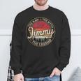 Jimmy The Man The Myth The Legend Personalized Name Sweatshirt Gifts for Old Men