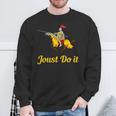Jousting Joust Do It 中世の騎士tシャツ スウェットシャツ 高齢者への贈り物