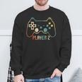 Jugador 1 Jugador 2 Pareja De Juegos A Juego Camisa de entrenamiento Regalos para ancianos