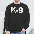 K9 ジャーマンシェパード ロゴデザイン K-9 退役軍人の日 スウェットシャツ 高齢者への贈り物