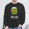 Like Pickle Rick スウェットシャツ 高齢者への贈り物