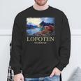 Lofoten ノルウェー キャビン ノルディック フィヨルド ベルゲン オーロラ スウェットシャツ 高齢者への贈り物