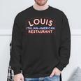Louis レストラン イタリアンアメリカンブロンクス Ny ゴッドファーザー スウェットシャツ 高齢者への贈り物