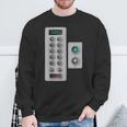I Love Elevator ギフト かわいいエレベーターボタン メカニッククロージャー スウェットシャツ 高齢者への贈り物