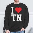 I Love Tennessee Tn Throwback Classic スウェットシャツ 高齢者への贈り物