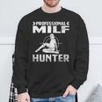 Milf Hunter シングルホットダディ アダルトジョーク スウェットシャツ 高齢者への贈り物