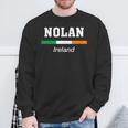 Nolan Irish Family Name 聖パトリックデー アイルランド国旗 スウェットシャツ 高齢者への贈り物