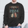 Papa Est 2024 初めてのパパ 父の日 新しい父親の父性 スウェットシャツ 高齢者への贈り物
