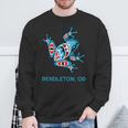 Pendleton オレゴンレッドブルフロッグ Pnw アート ネイティブアメリカン スウェットシャツ 高齢者への贈り物