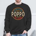 Poppo The Legend The Man Poppo Fathers Day Sweatshirt Gifts for Old Men
