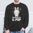 Powered By Kpop Rabbit韓国ポップマーチ K-Popグッズ スウェットシャツ 高齢者への贈り物