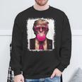 Pro Trump Bubble Gum Pink Glasses Donald Trump スウェットシャツ 高齢者への贈り物