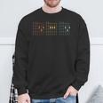 Retro Guitar Best Dad Ever Dad Chords Guitarist Fathers Day Sweatshirt Gifts for Old Men