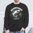 Sharkharknado Forecast ファニーグラフィックtシャツ スウェットシャツ 高齢者への贈り物