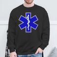 Star Of Life Rod Of Asclepius Emt Ems パラメディック メディック スウェットシャツ 高齢者への贈り物