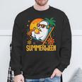 Summerween Ghost Halloween Summer Beach Vibes Sweatshirt Gifts for Old Men