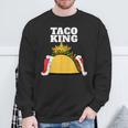 Taco King シャツ タコス愛好家用 スウェットシャツ 高齢者への贈り物