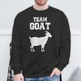 Team Goat Farm 動物 ヤギ好き スウェットシャツ 高齢者への贈り物