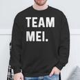 Team Mei 名前 スウェットシャツ 高齢者への贈り物