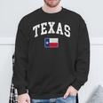 Texas Flag Of Texas Worn Classic スウェットシャツ 高齢者への贈り物