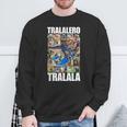 Tralalero Tralala イタリアンブレインロットミーム スウェットシャツ 高齢者への贈り物