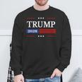 Trump 2028 Flag President Pro Trump 2028 American Flag Sweatshirt Geschenke für alte Männer