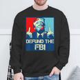 Trump Defund The Fbi ビンテージ プロトランプ 2024 愛国的 スウェットシャツ 高齢者への贈り物