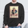 Uncleam I Want You For Us Army ビンテージポスターtシャツ スウェットシャツ 高齢者への贈り物