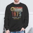 Vintage 1975 Original Piezas Palmas 50 Cumpleaños Camisa de entrenamiento Regalos para ancianos