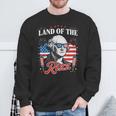 Vintage Land Of The Rizz 4Th Of July Sweatshirt Gifts for Old Men