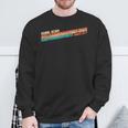 Vintage Scum Old School Scum Since 1977 Classic Retro Sweatshirt Gifts for Old Men