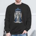Weeping Angel With Blue Police Box 1 Fan Fun Sweatshirt Gifts for Old Men