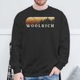 Woolrich Pa ヴィンテージ エバーグリーン サンセット 80年代 レトロ スウェットシャツ 高齢者への贈り物
