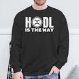 Xrp リップルコイン Hodlはxrp リップルクリプトホドラーです。 スウェットシャツ 高齢者への贈り物