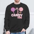 おもしろロリポップ アート キャンディ ロリポップ 恋人 メンズ レディース キッズ スウェットシャツ 高齢者への贈り物