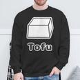 とうふ Tofu（豆腐）【Gohan ごはんタイム】ゆるくて かわいい 面白い イラスト スウェットシャツ 高齢者への贈り物