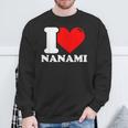 ななみ大好き 名 スウェットシャツ 高齢者への贈り物