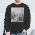 エルサレムへのイエスの参入 グスターヴ・ドーレ聖書芸術 スウェットシャツ 高齢者への贈り物