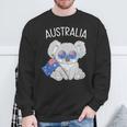 オーストラリアの国旗がかわいいコアラ スウェットシャツ 高齢者への贈り物