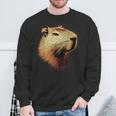 カピバラ Be Capy カピバラ げっ歯類 おもしろカピバラ Capybara スウェットシャツ 高齢者への贈り物