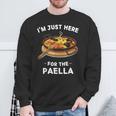 カワイイ キュート パエリア I'm Just Here For The Paella スウェットシャツ 高齢者への贈り物