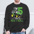 キッズ I Am 5 This Is How I Roll One Years Old Tractor 5歳の誕生日 スウェットシャツ 高齢者への贈り物